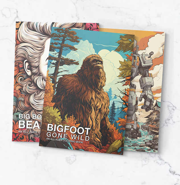 Bigfoot coloring book